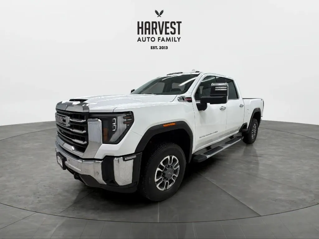 White 2024 GMC Sierra 2500 HD Crew Cab SLT Pickup 4D 6 1/2 ft for sale in Wahoo, NE