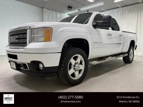 White 2014 GMC Sierra 2500 HD Crew Cab Denali Pickup 4D 6 1/2 ft for sale in Wahoo, NE