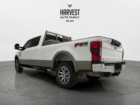 Photos of 2021 Ford F350 Super Duty Crew Cab Lariat Pickup 4D 8 ft for sale in Wahoo, NE at Harvest Auto Family