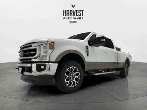 White 2021 Ford F350 Super Duty Crew Cab Lariat Pickup 4D 8 ft for sale in Wahoo, NE