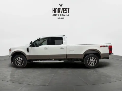 Photos of 2021 Ford F350 Super Duty Crew Cab Lariat Pickup 4D 8 ft for sale in Wahoo, NE at Harvest Auto Family