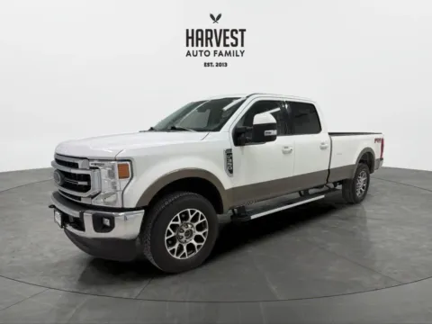 White 2021 Ford F350 Super Duty Crew Cab Lariat Pickup 4D 8 ft for sale in Wahoo, NE