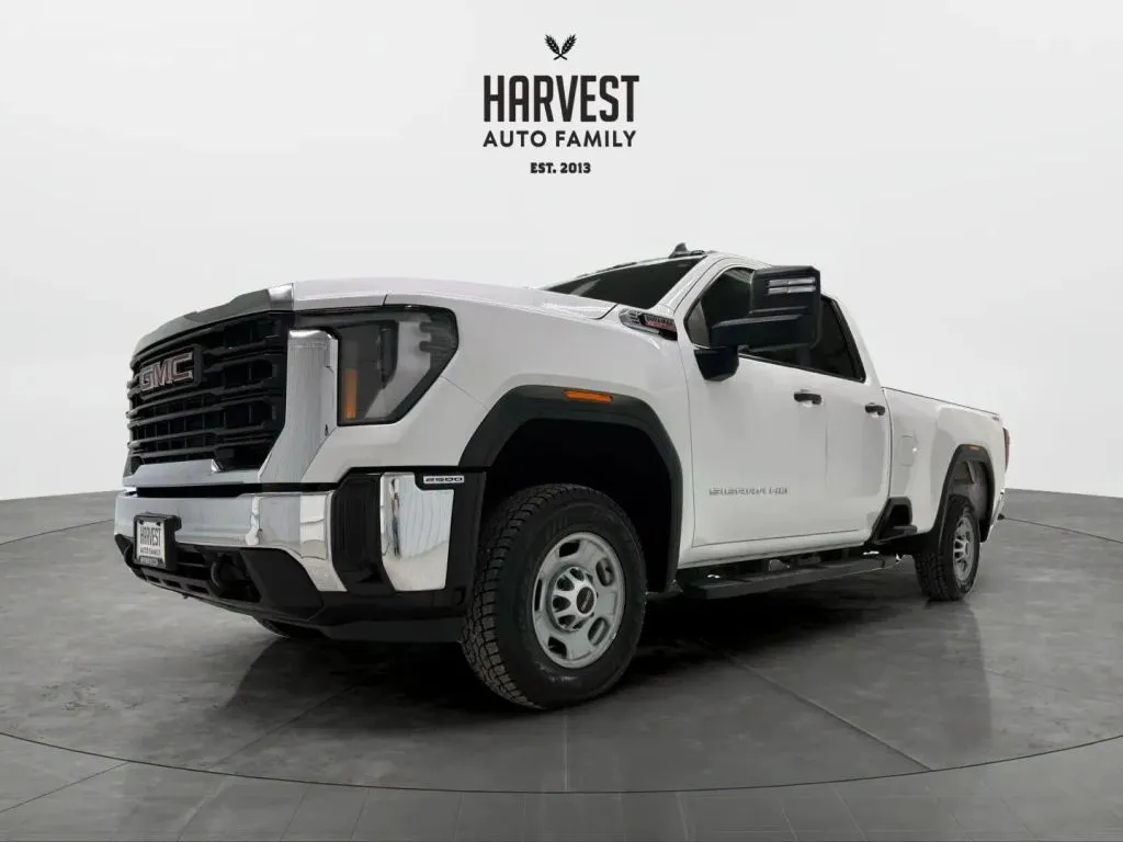 White 2024 GMC Sierra 2500 HD Double Cab Pro Pickup 4D 8 ft for sale in Wahoo, NE