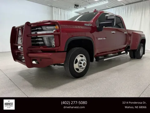 Red 2021 Chevrolet Silverado 3500 HD Crew Cab High Country Pickup 4D 8 ft for sale in Wahoo, NE