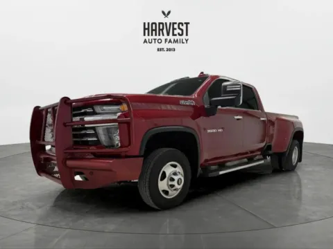 Red 2021 Chevrolet Silverado 3500 HD Crew Cab High Country Pickup 4D 8 ft for sale in Wahoo, NE