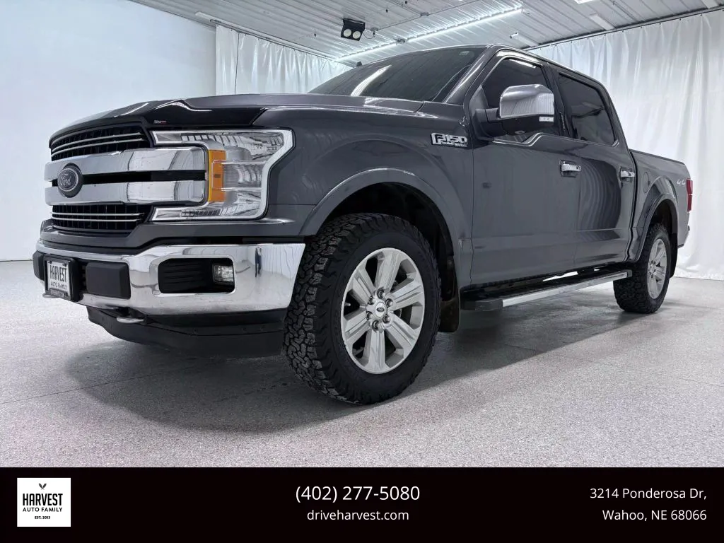 Gray 2019 Ford F-150 SuperCrew Cab Lariat Pickup 4D 5 1/2 ft for sale in Wahoo, NE