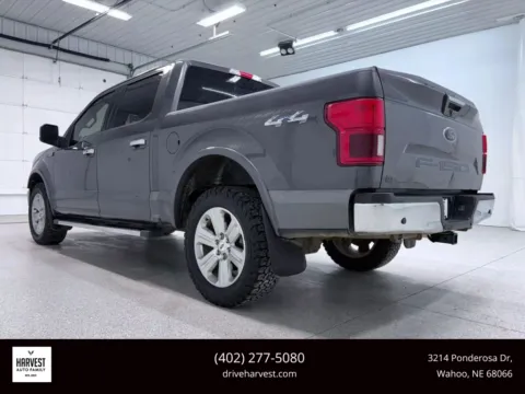 Photos of 2019 Ford F-150 SuperCrew Cab Lariat Pickup 4D 5 1/2 ft for sale in Wahoo, NE at Harvest Auto Family