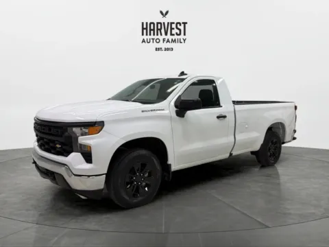 White 2024 Chevrolet Silverado 1500 Regular Cab Work Truck Pickup 2D 8 ft for sale in Wahoo, NE