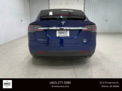 Another view of 2018 Tesla Model X 100D Sport Utility 4D for sale in Wahoo, NE at Harvest Auto Family