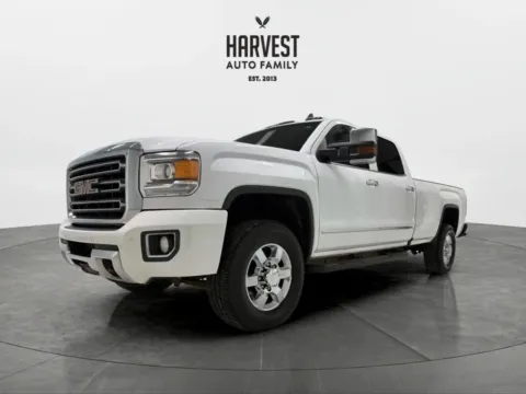 White 2018 GMC Sierra 2500 HD Crew Cab SLT Pickup 4D 8 ft for sale in Wahoo, NE