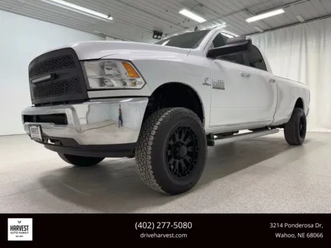White 2018 Ram 3500 Crew Cab SLT Pickup 4D 8 ft for sale in Wahoo, NE