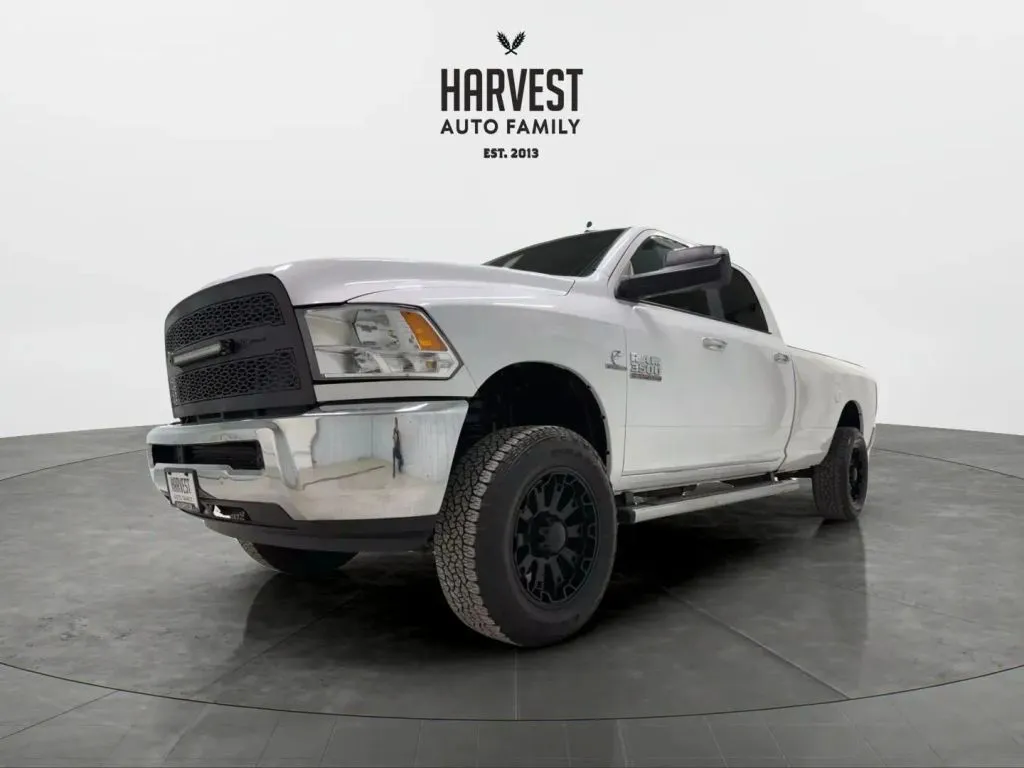 White 2018 Ram 3500 Crew Cab SLT Pickup 4D 8 ft for sale in Wahoo, NE