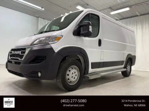 White 2023 Ram ProMaster Cargo Van 2500 Low Roof Van 3D for sale in Wahoo, NE
