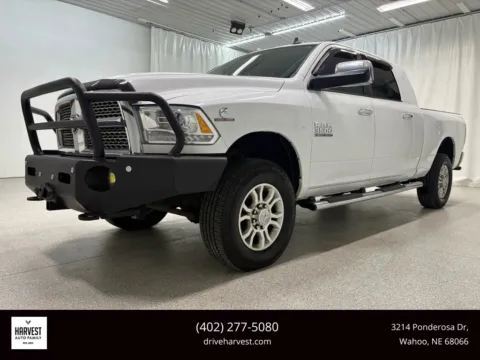 White 2016 Ram 3500 Mega Cab Laramie Pickup 4D 6 1/3 ft for sale in Wahoo, NE