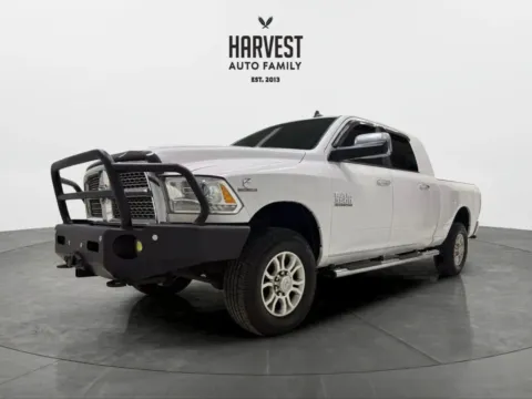 White 2016 Ram 3500 Mega Cab Laramie Pickup 4D 6 1/3 ft for sale in Wahoo, NE