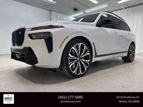 White 2024 BMW X7 M60i Sport Utility 4D for sale in Wahoo, NE