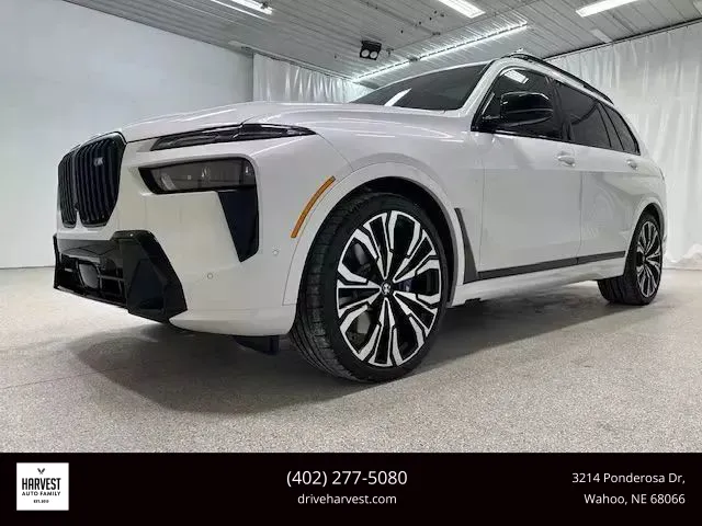 White 2024 BMW X7 M60i Sport Utility 4D for sale in Wahoo, NE