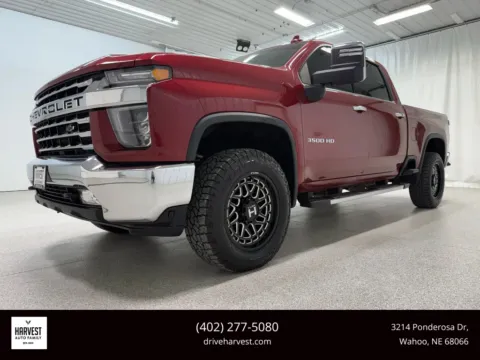 Red 2020 Chevrolet Silverado 3500 HD Crew Cab LTZ Pickup 4D 6 1/2 ft for sale in Wahoo, NE