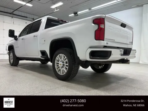 Photos of 2022 Chevrolet Silverado 2500 HD Crew Cab High Country Pickup 4D 6 1/2 ft for sale in Wahoo, NE at Harvest Auto Family