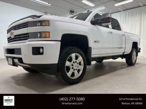 White 2017 Chevrolet Silverado 2500 HD Crew Cab LTZ Pickup 4D 6 1/2 ft for sale in Wahoo, NE