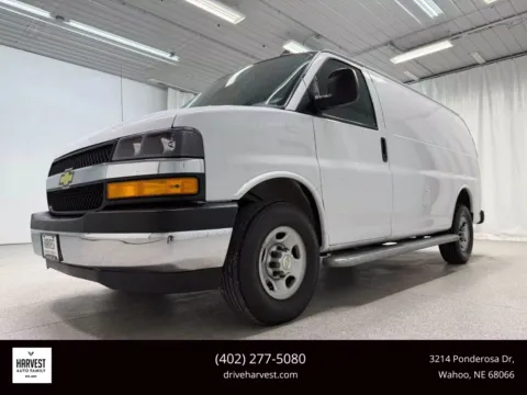 White 2023 Chevrolet Express 2500 Cargo Regular Van 3D for sale in Wahoo, NE
