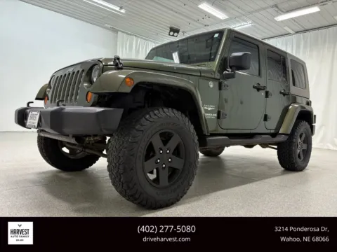 Green 2007 Jeep Wrangler Unlimited Sahara Sport Utility 4D for sale in Wahoo, NE
