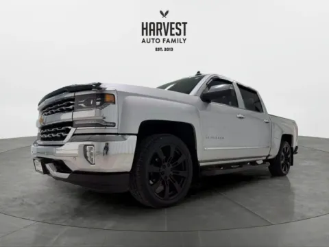 Silver 2018 Chevrolet Silverado 1500 Crew Cab LTZ Pickup 4D 5 3/4 ft for sale in Wahoo, NE