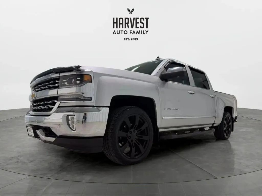 Silver 2018 Chevrolet Silverado 1500 Crew Cab LTZ Pickup 4D 5 3/4 ft for sale in Wahoo, NE