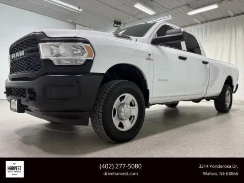 White 2022 Ram 3500 Crew Cab Tradesman Pickup 4D 8 ft for sale in Wahoo, NE