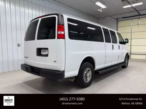 More photos of 2022 Chevrolet Express 3500 Passenger LS Extended Van 3D at Harvest Auto Family, NE
