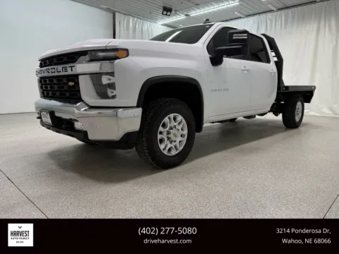 White 2022 Chevrolet Silverado 2500 HD Crew Cab LT Pickup 4D 8 ft for sale in Wahoo, NE