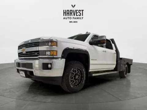 White 2019 Chevrolet Silverado 3500 HD Crew Cab LTZ Pickup 4D 8 ft for sale in Wahoo, NE