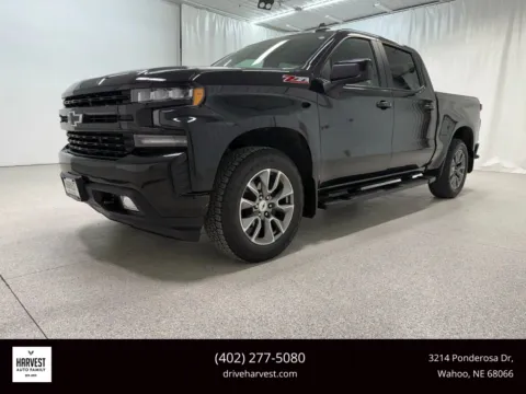 Black 2021 Chevrolet Silverado 1500 Crew Cab RST Pickup 4D 5 3/4 ft for sale in Wahoo, NE