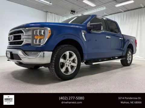 Blue 2022 Ford F-150 SuperCrew Cab XLT Pickup 4D 5 1/2 ft for sale in Wahoo, NE