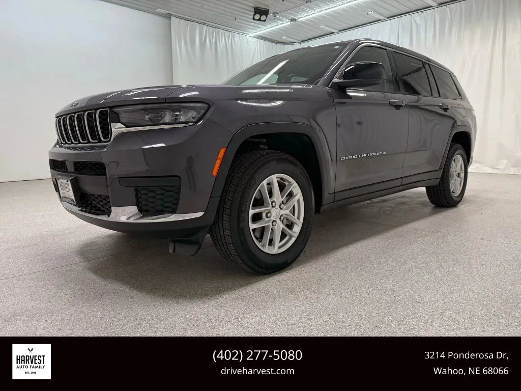 Gray 2023 Jeep Grand Cherokee L Laredo Sport Utility 4D for sale in Wahoo, NE