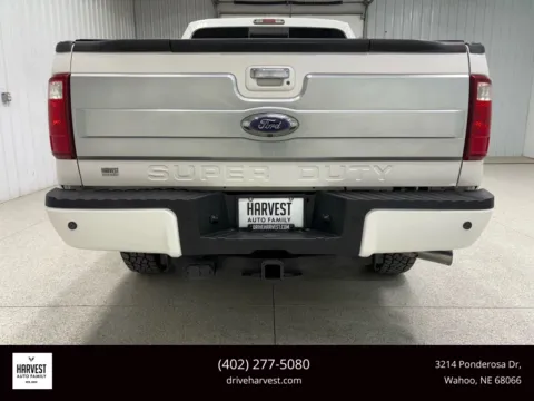 Another view of 2016 Ford F250 Super Duty Crew Cab Platinum Pickup 4D 6 3/4 ft for sale in Wahoo, NE at Harvest Auto Family