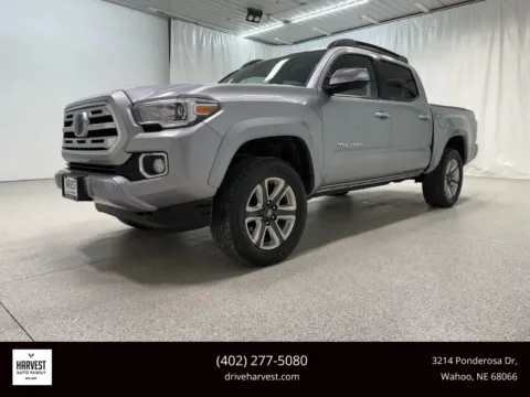 Silver 2018 Toyota Tacoma Double Cab Limited Pickup 4D 5 ft for sale in Wahoo, NE