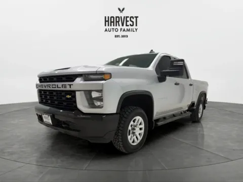 Silver 2021 Chevrolet Silverado 2500 HD Crew Cab Custom Pickup 4D 6 1/2 ft for sale in Wahoo, NE
