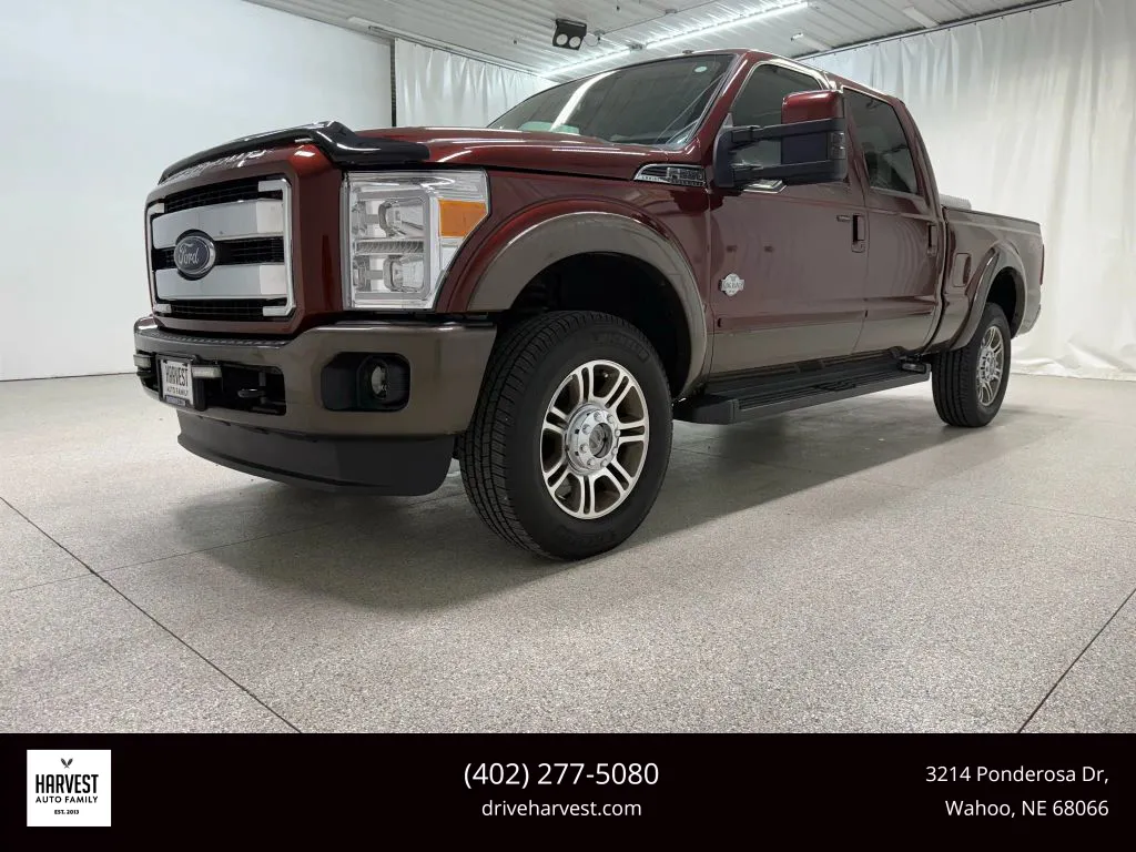 Brown 2016 Ford F250 Super Duty Crew Cab King Ranch Pickup 4D 6 3/4 ft for sale in Wahoo, NE
