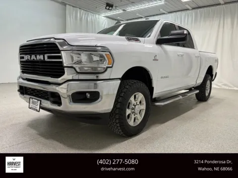 White 2021 Ram 2500 Crew Cab Big Horn Pickup 4D 6 1/3 ft for sale in Wahoo, NE