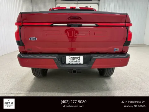 Another view of 2022 Ford F-150 Lightning Lariat Pickup 4D 5 1/2 ft for sale in Wahoo, NE at Harvest Auto Family