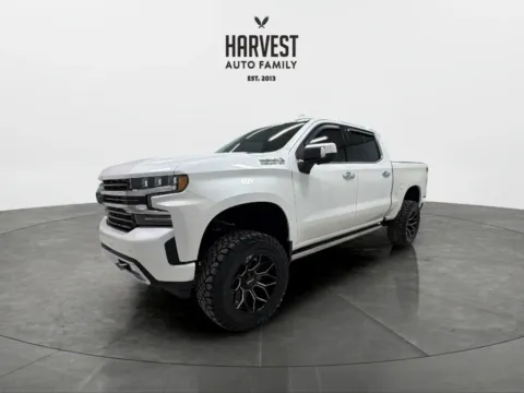 White 2019 Chevrolet Silverado 1500 Crew Cab High Country Pickup 4D 5 3/4 ft for sale in Wahoo, NE