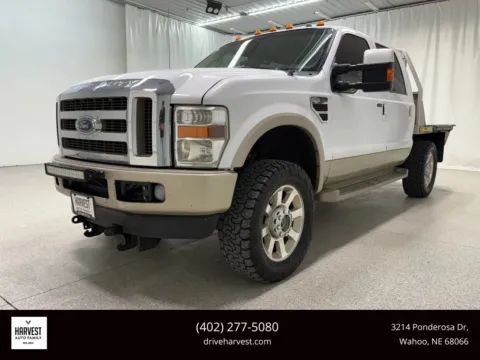 White 2009 Ford F350 Super Duty Crew Cab King Ranch Pickup 4D 6 3/4 ft for sale in Wahoo, NE