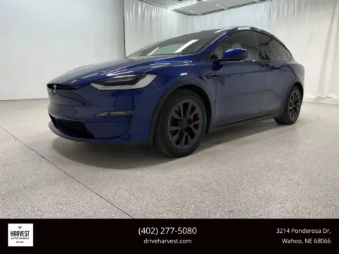 Blue 2023 Tesla Model X Plaid Sport Utility 4D for sale in Wahoo, NE