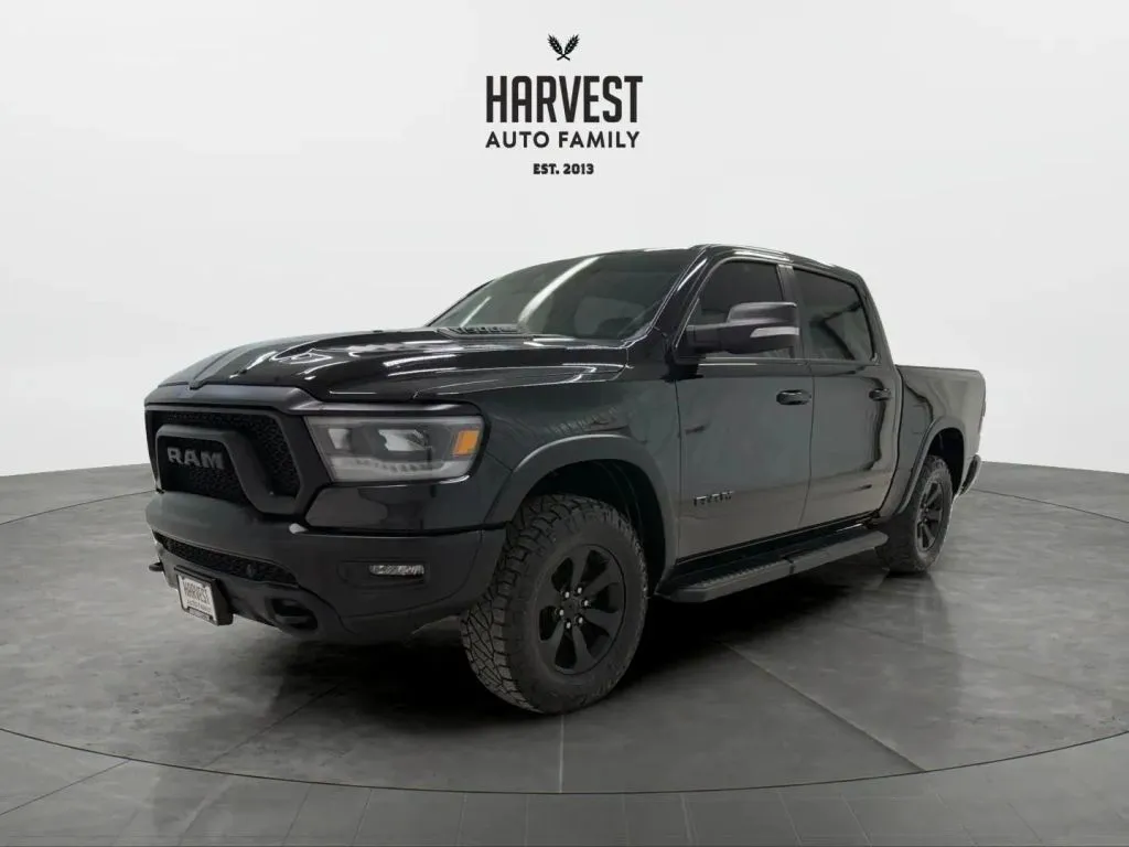 Black 2022 Ram 1500 Crew Cab Rebel Pickup 4D 5 1/2 ft for sale in Wahoo, NE