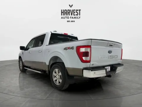Photos of 2021 Ford F-150 SuperCrew Cab Lariat Pickup 4D 5 1/2 ft for sale in Wahoo, NE at Harvest Auto Family