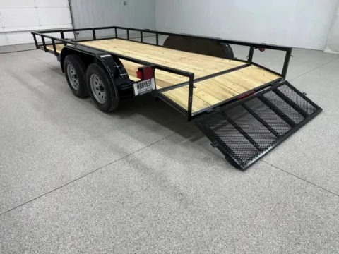 Another view of 2025 Bulldog Trailers 7X16 7K Irondog Dove with 2' Gate for sale in Wahoo, NE at Harvest Auto Family