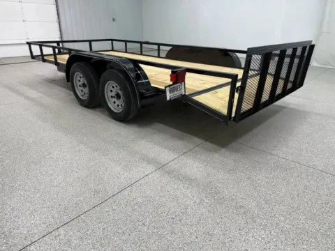 Photos of 2025 Bulldog Trailers 7X16 7K Irondog Dove with 2' Gate for sale in Wahoo, NE at Harvest Auto Family