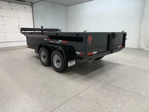 Photos of 2025 TEXAS PRIDE 14K 7X14X2 BUMPER PULL DUMP TRAILER for sale in Wahoo, NE at Harvest Auto Family