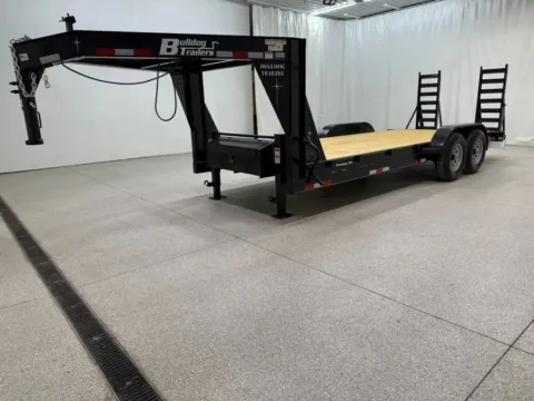 Black 2025 BULLDOG TRAILERS GOOSENECK 7x20 14K EQUIPMENT DOVE for sale in Wahoo, NE